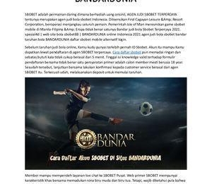 Daftar Judi BRI: Panduan Lengkap untuk Bergabung di Situs Judi Online